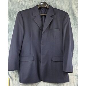 Di Palma Italia Men's Navy Blazer Jacket Size 50R Classic Poly Lined